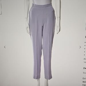 MaxMara Lavender Straight-Leg Dress Pants